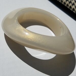 Leather Collection Houndstooth Tote Bag & Bangle